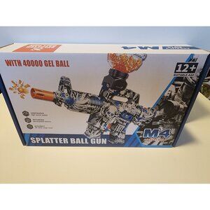Electric Gel Ball Blaster, ContinuousHigh Speed Splatter Ball Gun 40000 Gels